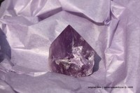 Ametyst - polobroušená špice